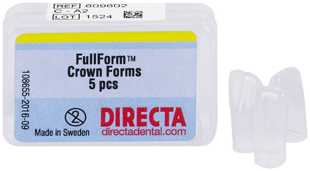 Directa 609602 FullForm Dental Crown Forms A-2 C System Left Lateral XL 5/Pk Directa 609602 FullForm Dental Crown Forms A-2 C System Left Lateral XL 5/Pk